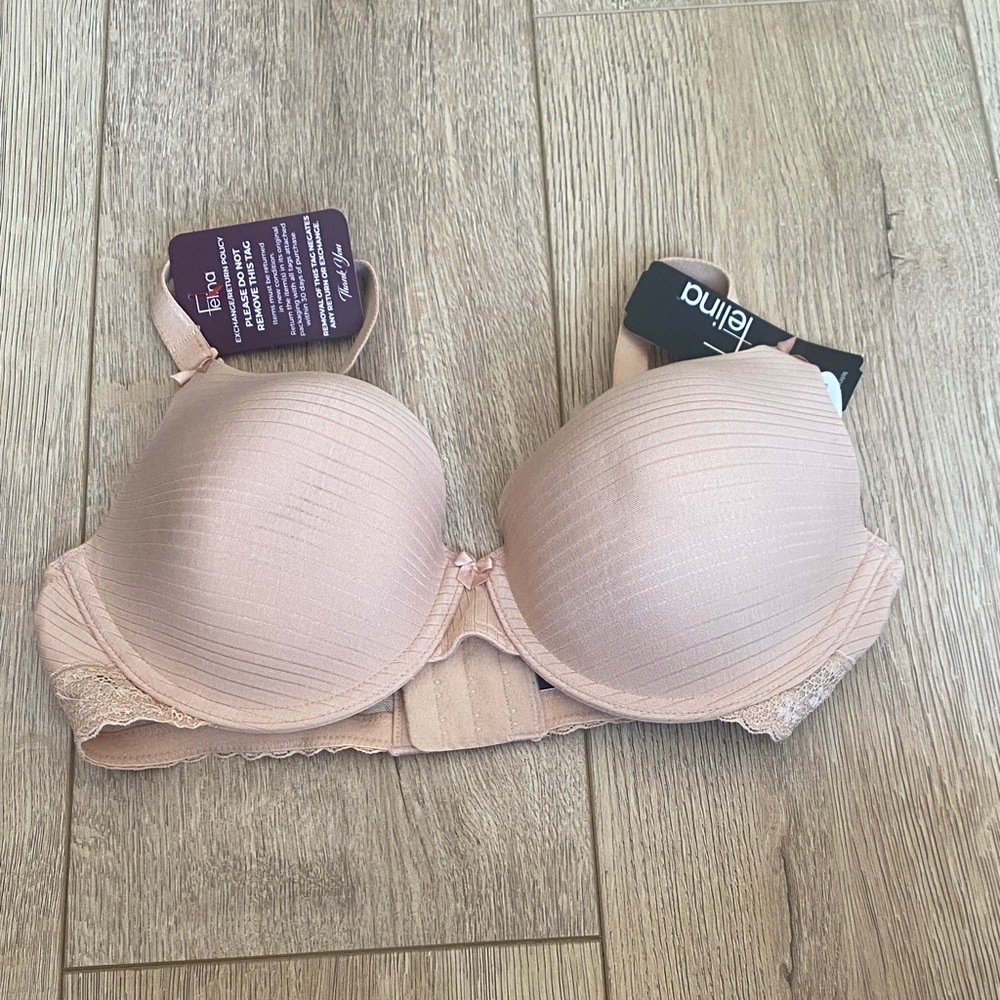 Felina Blush Pink Lace Bra